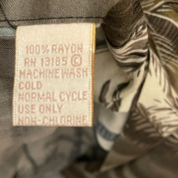 Vtg Campia Men Beach Hawaiian Double Sided Rayon Casual Button Down Shirt L - Picture 8 of 8